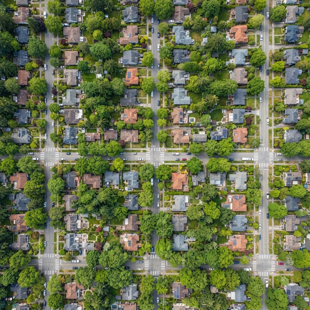Aerial map of a managed property